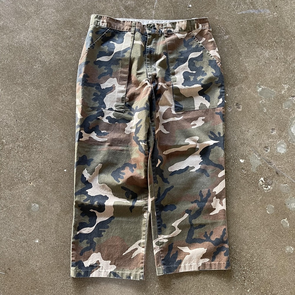 Winchester Pants Youth Large Camo Hunting Cotton‎ Outdoor Woodland Pattern